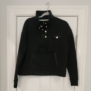 Tuckernuck Black Pullover with Gold Accents